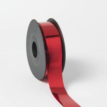 Rollo cinta polipropileno metalizado rojo 31mm x 100m