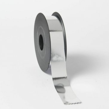 Rollo cinta polipropileno metalizado plata 50mm x 100m