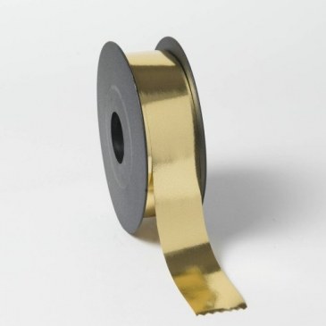Rollo cinta polipropileno metalizado oro 31mm x 100m
