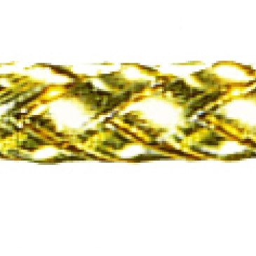 Rollo cordoncillo oro metalizado brillo 1mm x 100m