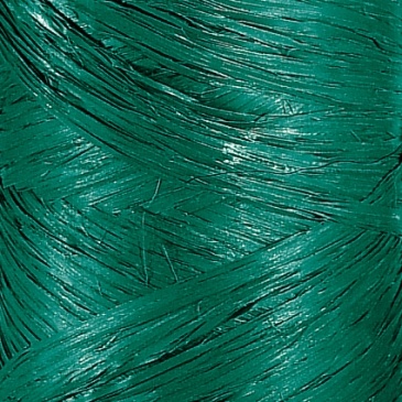 Rollo rafia polipropileno verde oscuro 15mm x 200m
