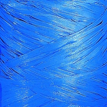 Rollo rafia polipropileno azul 15mm x 200m