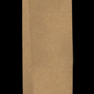Bolsa de papel kraft liso para 1 botella asa rizada (paq. de 50 uds.)